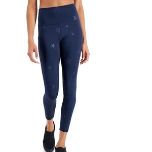 IDEOLOGY Womens Fitness Yoga Athletic Leggings Plus 7/8 High Rise‎ Side Pockets